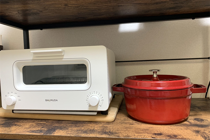 ストウブとバルミューダのトースター